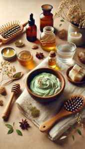 ماسک موی طبیعی با ترکیبات گیاهی برای ترمیم موهای خشک و آسیبدیده